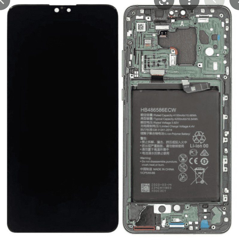 LCD Touchscreen – Green, Huawei Mate 30 – 02353EEJ (Service Pack)