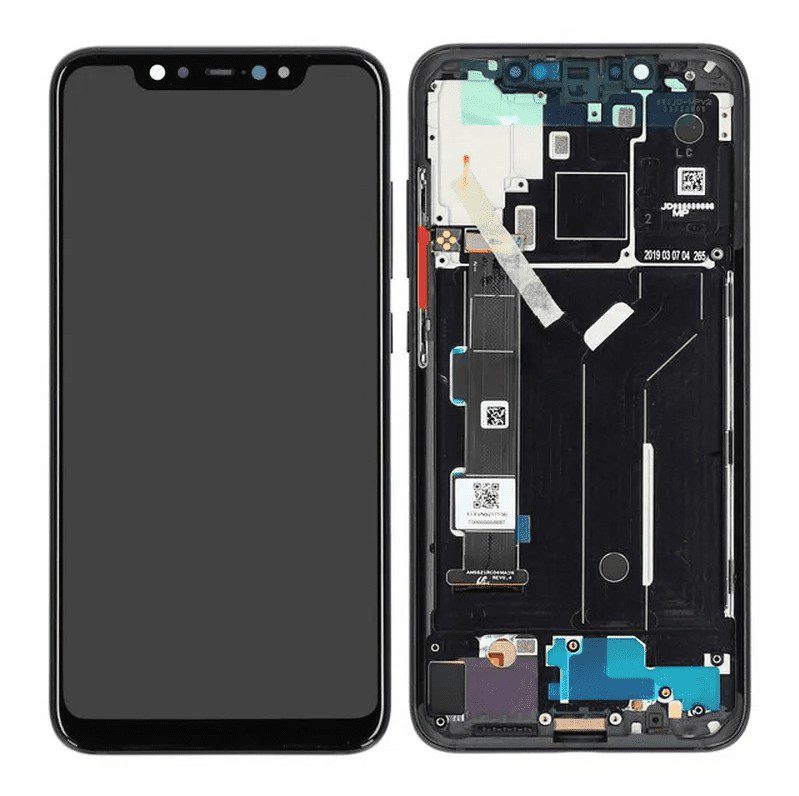 LCD Touchscreen – Black, Xiaomi Mi 8 / 5606100400B6 (Refurbished)