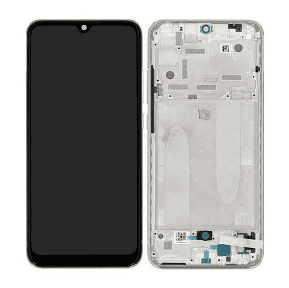 LCD Touchscreen – Silver, Xiaomi Mi A3 / 5603100090B6 (Refurbished)
