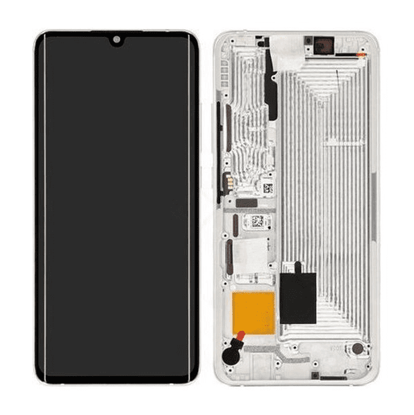 LCD Touchscreen – Glacier White, Xiaomi Mi Note 10 / 56000200F400 (Service Pack)