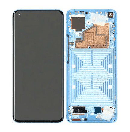 LCD Touchscreen – Blue, Xiaomi Mi 11 / 56000500K200 (Refurbished)