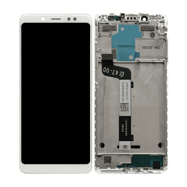 LCD Touchscreen – White, Xiaomi Redmi Note 5 / 560410020033 (Service Pack)