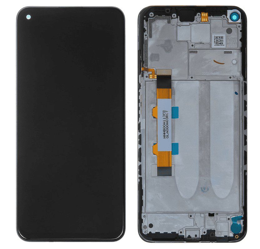 LCD Touchscreen – Black, Xiaomi Redmi Note 9T / 5600030J2200 (Service Pack)