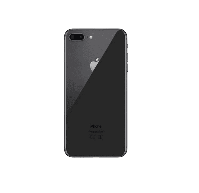 Back Glass Compatible For iPhone 8 Plus (Large Camera Hole) (Space Gray)