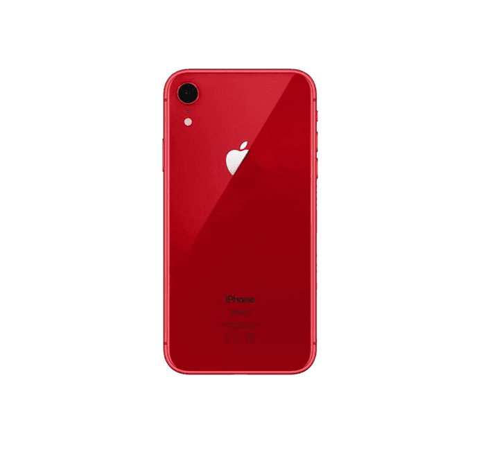 Back Glass Compatible For iPhone XR (Large Camera Hole) (Red)