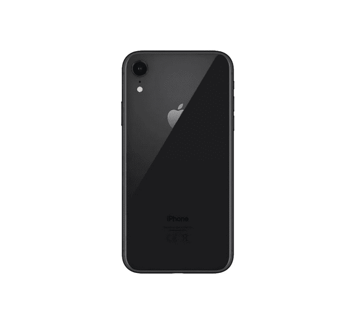Back Glass Compatible For iPhone XR (Large Camera Hole) (Space Grey)