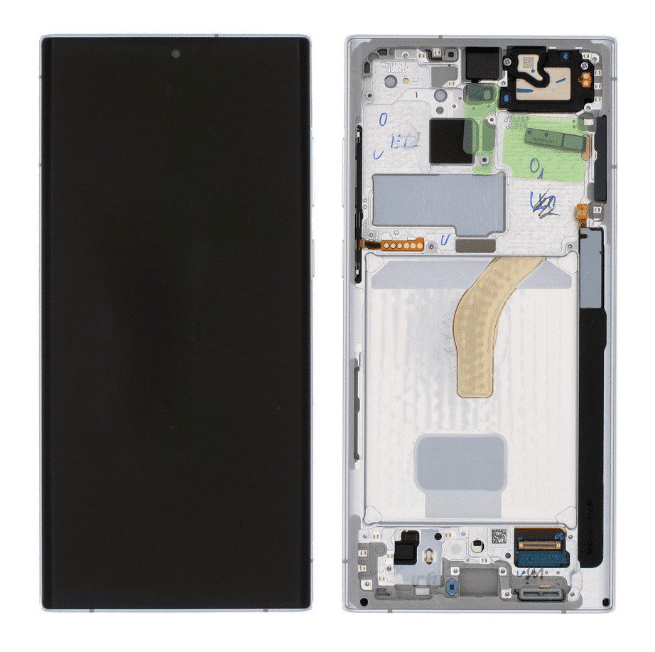 Galaxy S22 Ultra White OLED Touchscreen - SM-G908B / GH82-27488C / GH82-27489C (Service Pack)