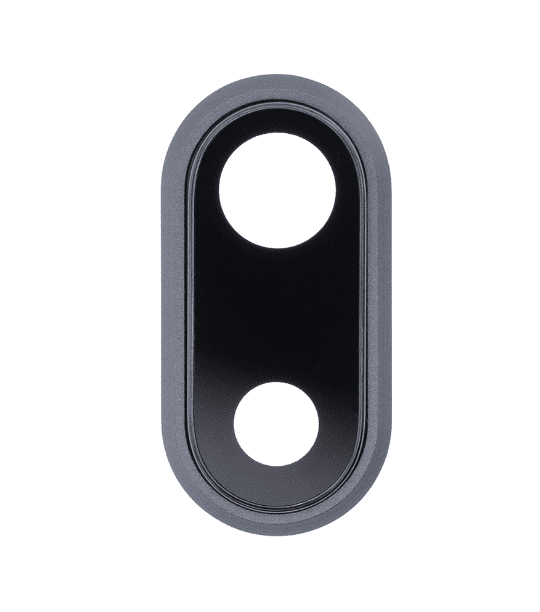 Back Camera Lens With Bracket Compatible For iPhone 8 Plus (Space Grey) (Real Sapphire L Premium Quality)