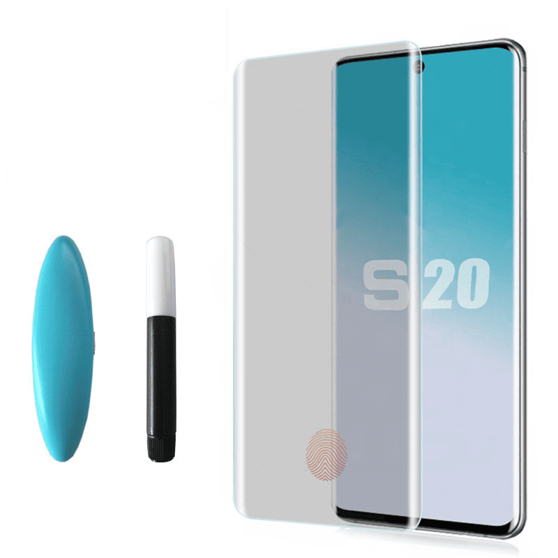 UV Tempered Glass / PanzerGlass for Samsung Galaxy S20