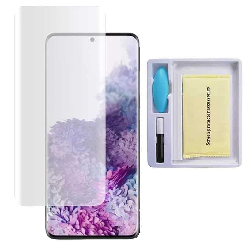 UV Tempered Glass / PanzerGlass for Samsung Galaxy S20 Plus