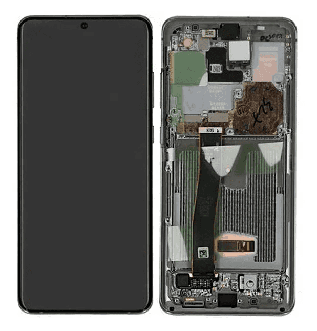Galaxy S20 Ultra Cloud White OLED Touchscreen - SM-G988B / GH82-22271C / GH82-22327C / GH82-26032C / GH82-26033C (Service Pack)