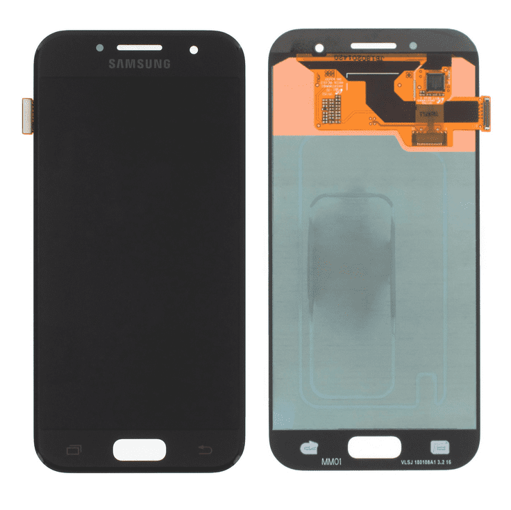 Galaxy A3 2017 Black OLED Touchscreen - SM-A320F / GH97-19732A / GH97-19753A (Service Pack)
