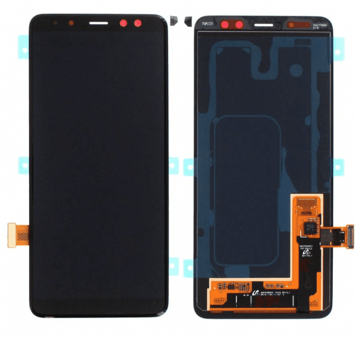 Galaxy A8 2018 Black OLED Touchscreen - SM-A530F / GH97-21406A / GH97-21529A (Service Pack)
