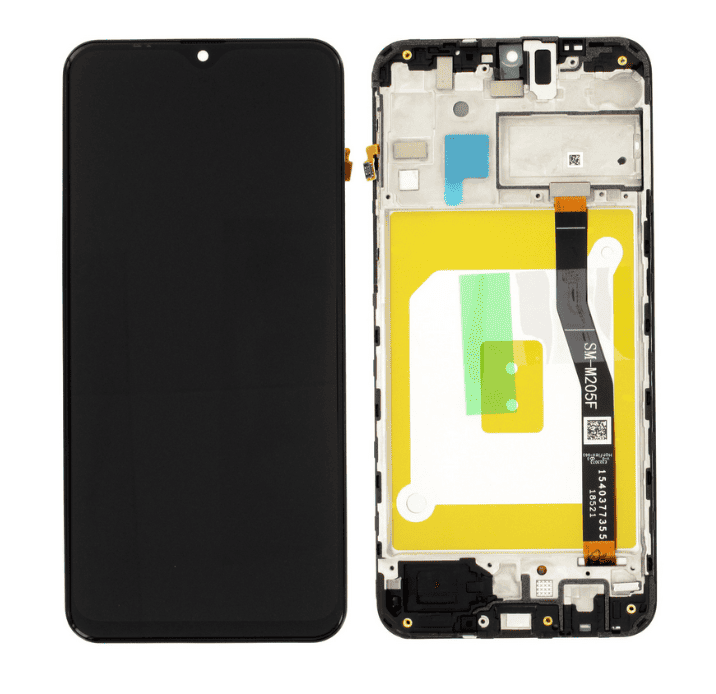 Galaxy M20 Black OLED Touchscreen - SM-M205F / GH82-18682A / GH82-18724A / GH82-18743A (Service Pack)