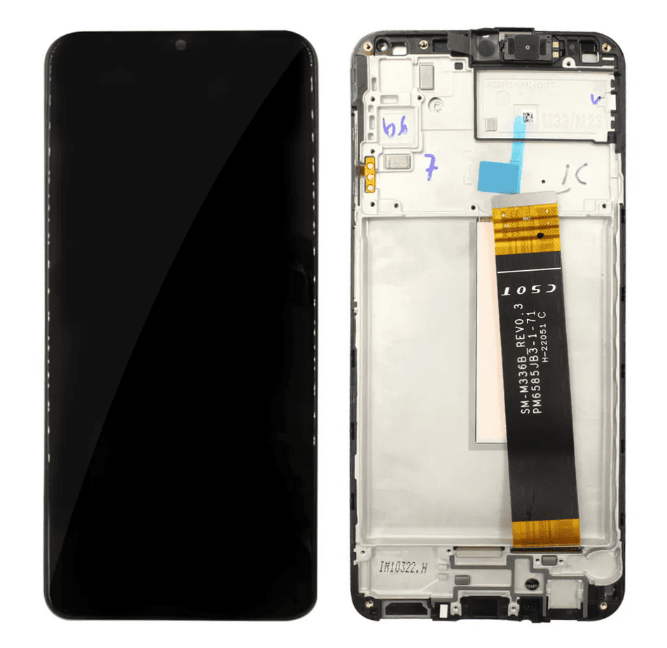 Galaxy M23 Black OLED Touchscreen - SM-M236B / GH82-28487A / GH82-28488A (Service Pack)