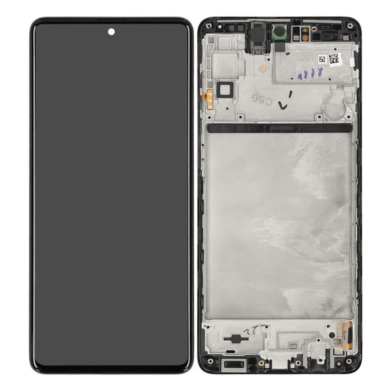 Galaxy M51 Black OLED Touchscreen - SM-M515F / GH82-24166A / GH82-23568A / GH82-24168A / GH82-24167A (Service Pack)