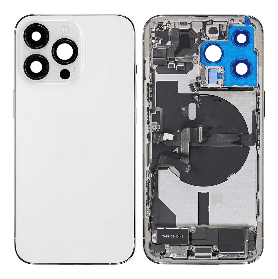 Back Housing W/Small Component Pre-installed for iPhone 13 Pro (Silver)
