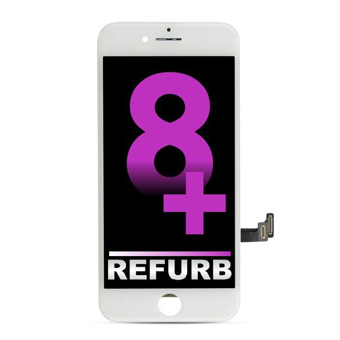 iPhone 8 Plus Refurbished LCD Assembly White C11/FC7 (Toshiba)