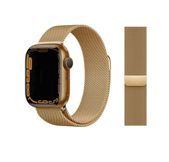 Milanese Band for Apple Watch (38/40/41mm) - Size S/M (230mm) - Gold
