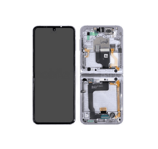 Galaxy Z Flip 4 5G Purple Inner OLED Touchscreen - SM-F721B / GH82-29440B / GH82-29441B / GH82-30238B / GH82-30239B (Service Pack)