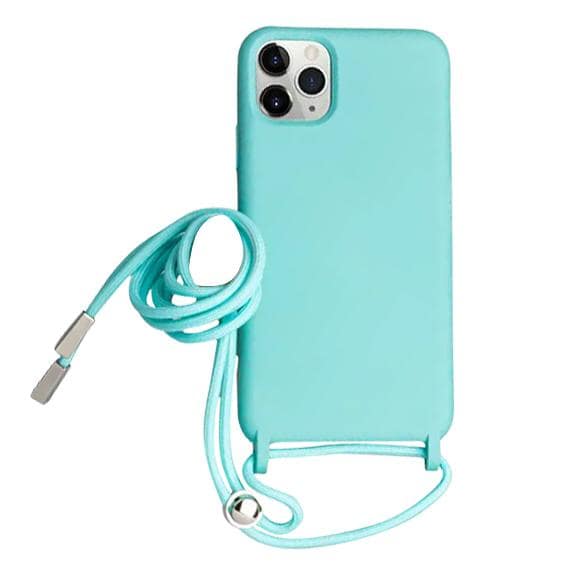 Light Blue Rope Case for iPhone 11