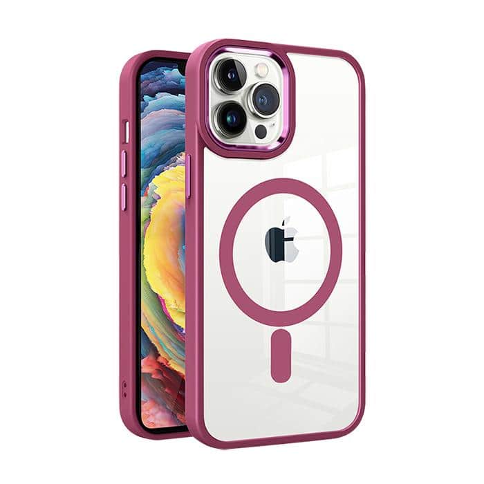 Cherry Clear Case with Magsafe for iPhone 13