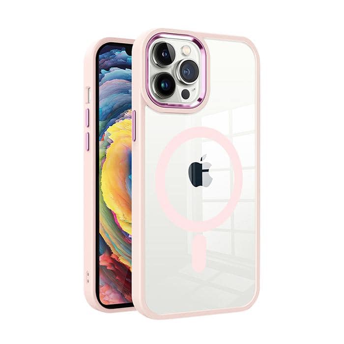Rose Clear Case with Magsafe for iPhone 13 Pro Max