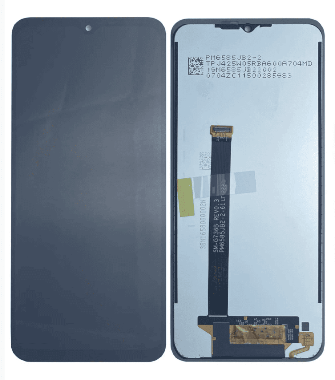 Galaxy Xcover 6 Pro Black OLED Touchscreen - SM-G736B / GH82-29187A / GH82-29188A (Service Pack)