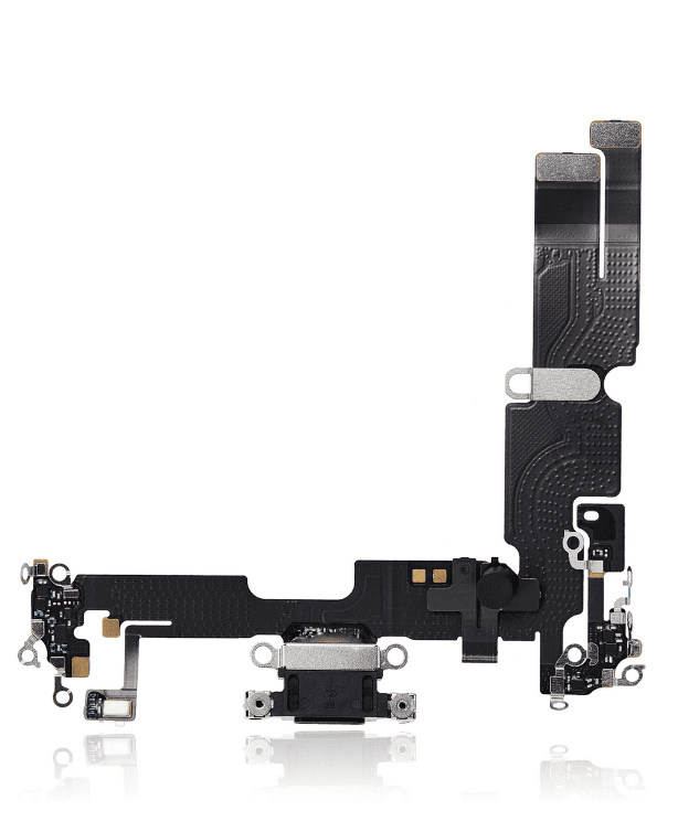 Charging Port Flex Cable Compatible For iPhone 14 Plus (Premium) (Midnight)