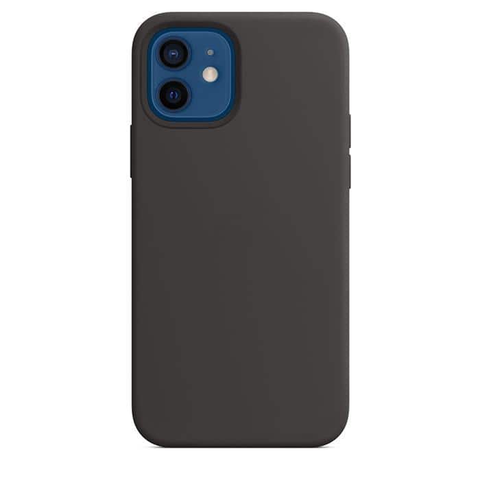 Silicone Case with MagSafe for iPhone 12 / 12 Pro - Black