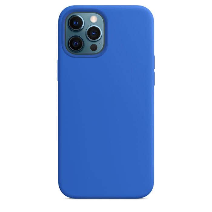 Silicone Case with MagSafe for iPhone 12 Pro Max - Blue