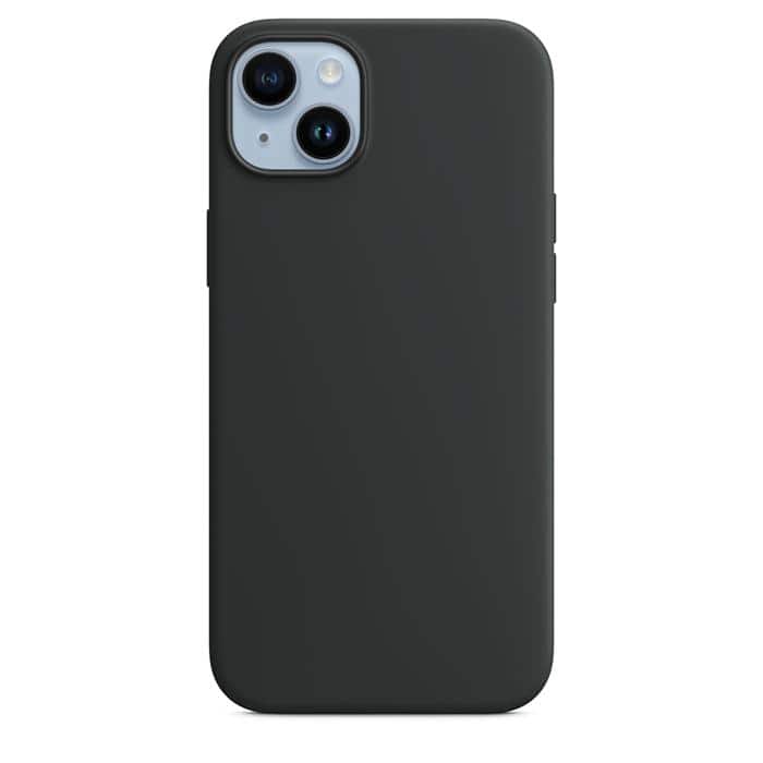 Silicone Case with MagSafe for iPhone 14 Plus – Black