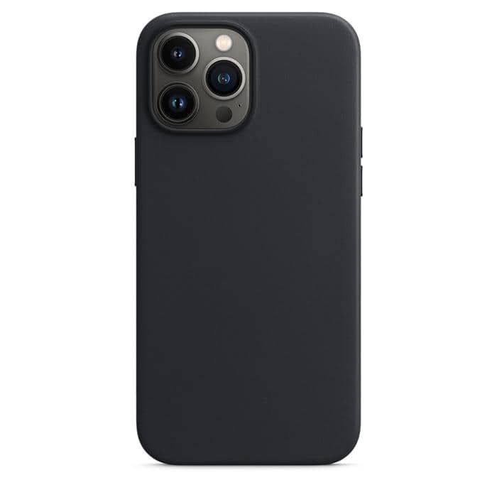 Genuine Leather Case with MagSafe for iPhone 14 Pro – Black