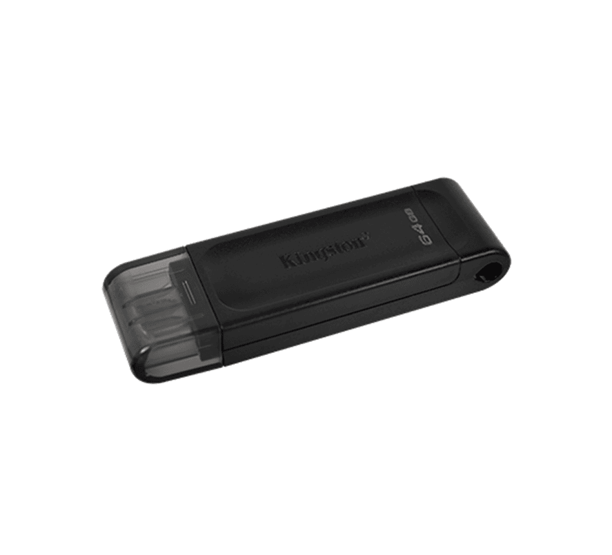Kingston PenDrive 64Gb Type-C 3.2 DT70/64GB (Black)
