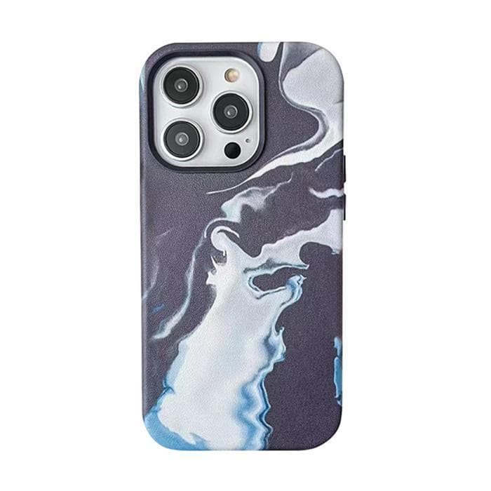 Marble Black Case with MagSafe for iPhone 14 Pro