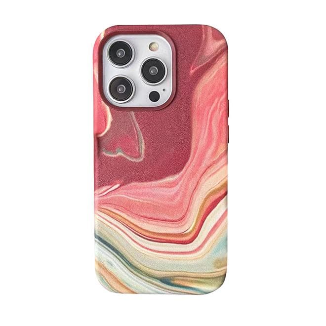 Marble Coral Case with MagSafe for iPhone 13
