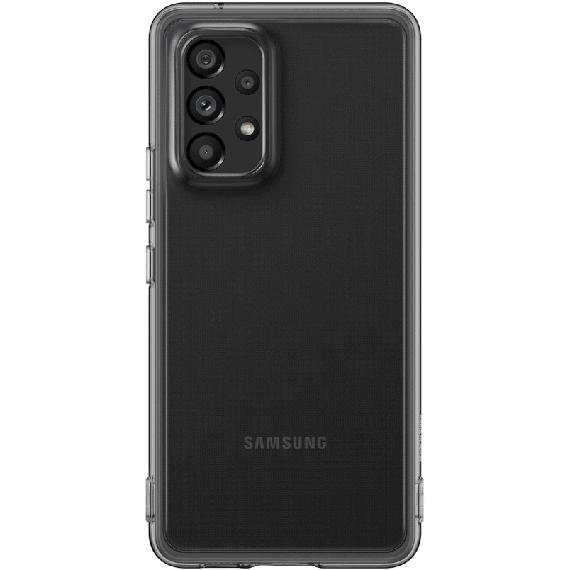 Soft Clear Cover for Samsung Galaxy A53 EF-QA536TBEGWW Black (Retail Pack)
