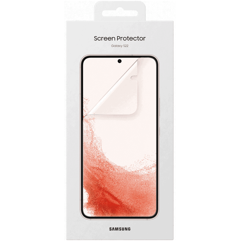 Plastic Screen protector for Samsung Galaxy S22 5G Clear EF-US901CTEGWW (Retail Pack)