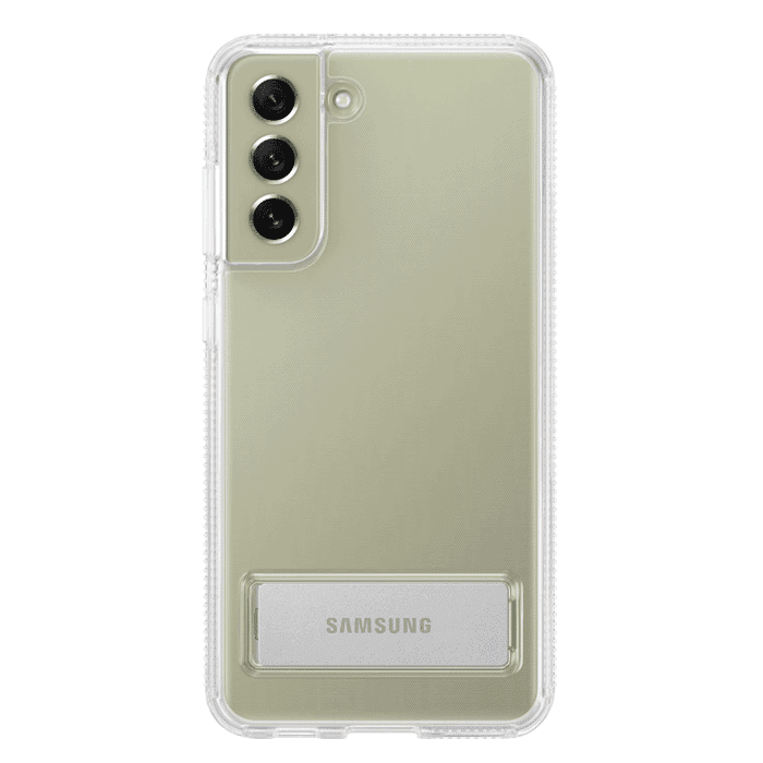 Samsung Clear Standing Cover for Galaxy S21 FE 5G EF-JG990CTEGWW Transparent (Retail Pack)