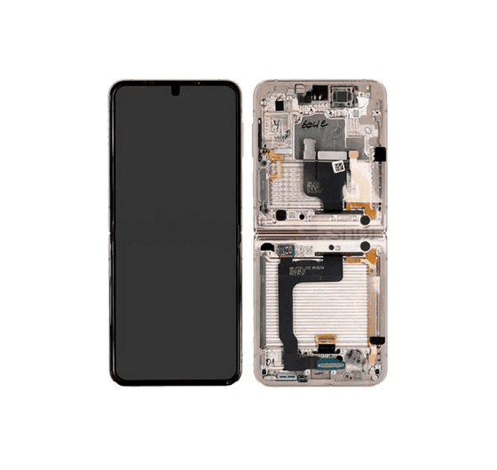 Galaxy Z Flip 4 5G Gold Inner OLED Touchscreen - SM-F721B / GH82-29440G / GH82-29441G / GH82-30238G / GH82-30239G (Service Pack)
