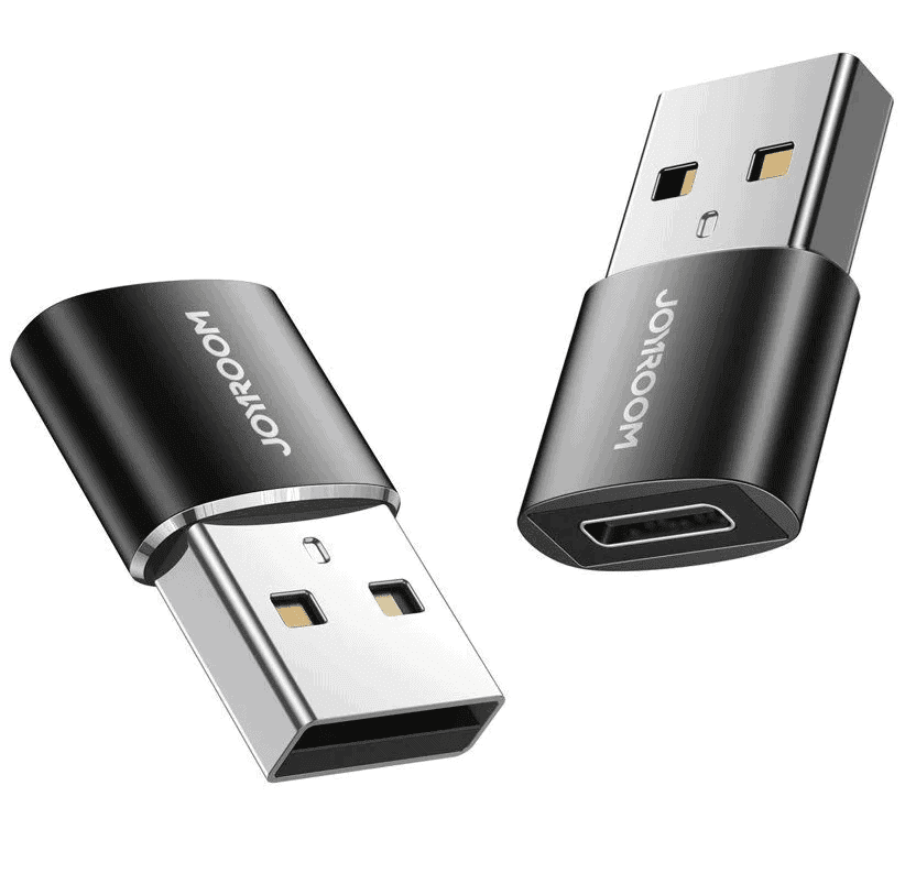 Joyroom Reduction Adapter 2-Pack Type-C to USB Black (S-H152)