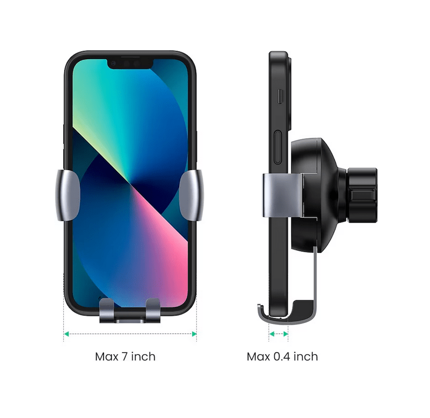 UGREEN Gravity Drive Air Vent Car Mount Phone Holder - Grey