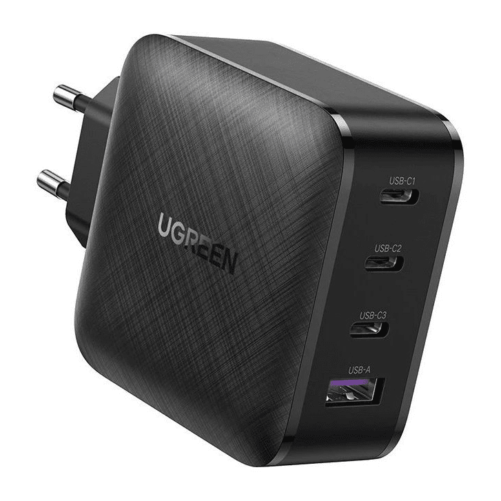 UGREEN een USB-A+3x USB-C 65W GaN Tech Fast Charger - Black