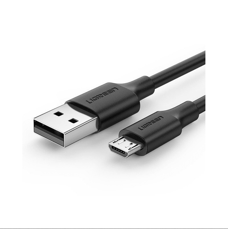 UGREEN USB2.0 A to Micro USB M/M Round Cable Nickel Plating 3m - Black
