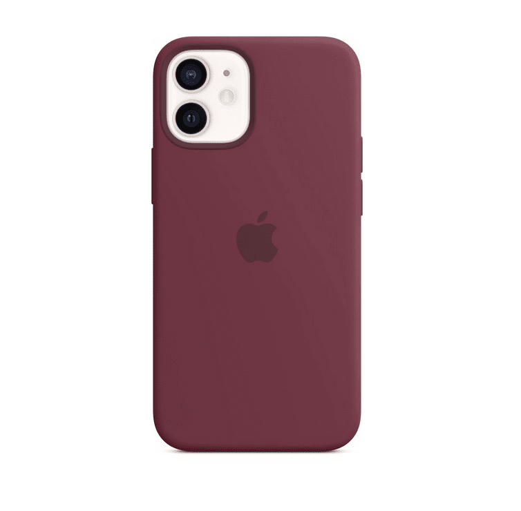 iPhone 12 Mini Apple Silicone Case with MagSafe MHKQ3ZM/A - Plum