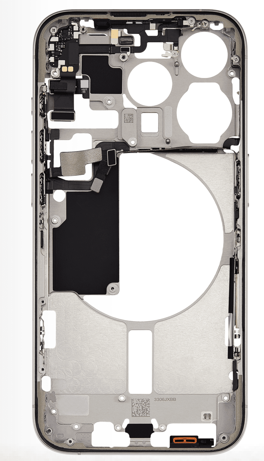 Middle Frame for iPhone 15 Pro Max (White Titanium)