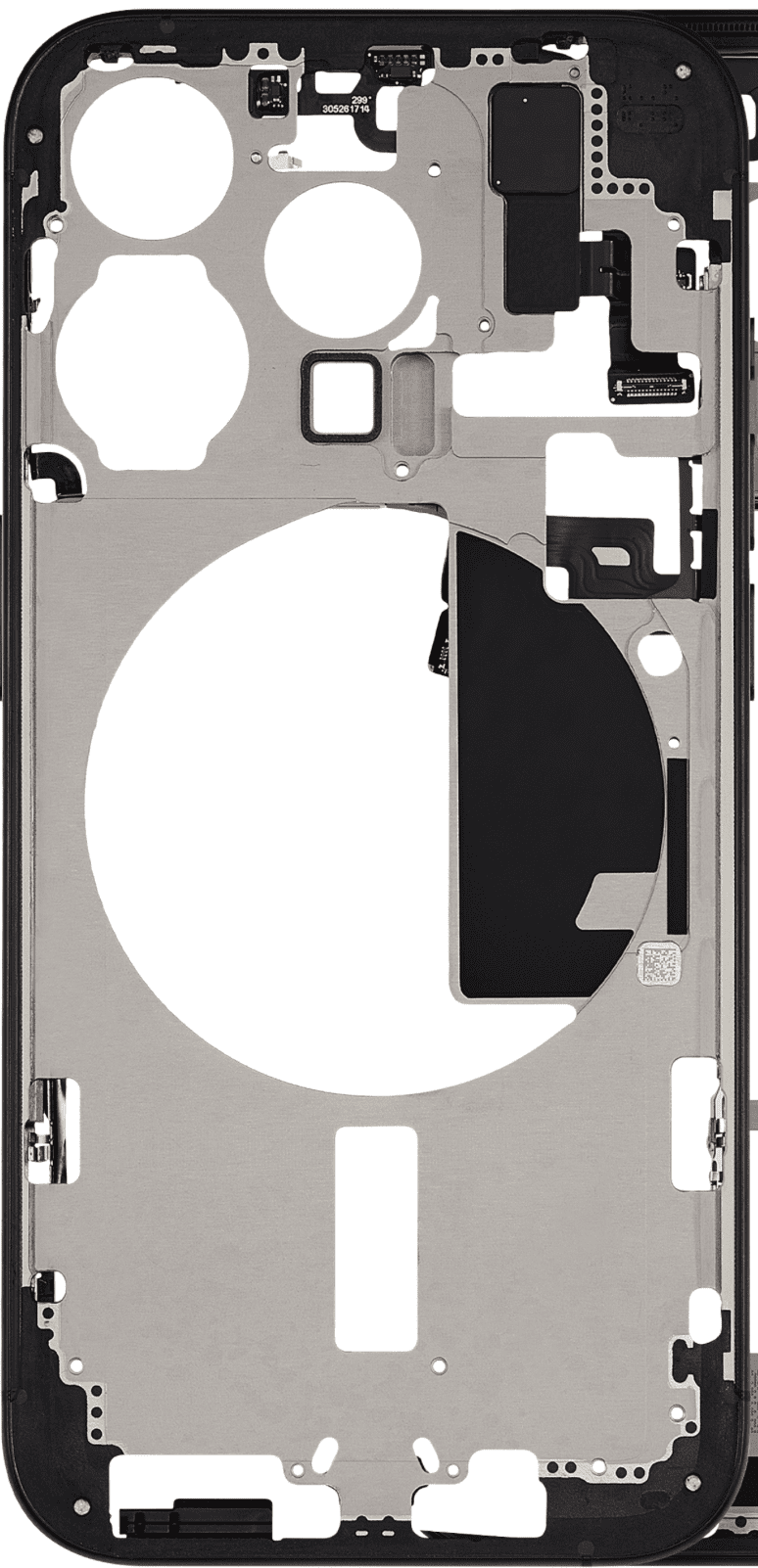 Middle Frame for iPhone 15 Pro (Black Titanium)