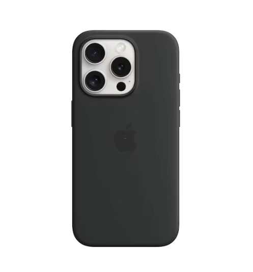 iPhone 15 Pro Apple Silicone Case with MagSafe MT1A3ZM/A - Black