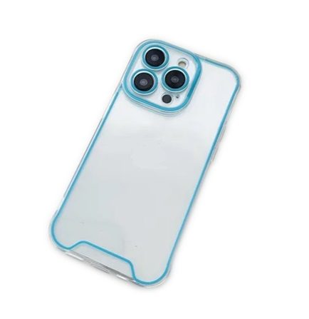 Transparent Neon Luminous Case for iPhone 13 - Blue