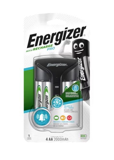 ENERGIZER Pro Charger incl. 4xAA 2000mAh E300696601 - (4 pcs)
